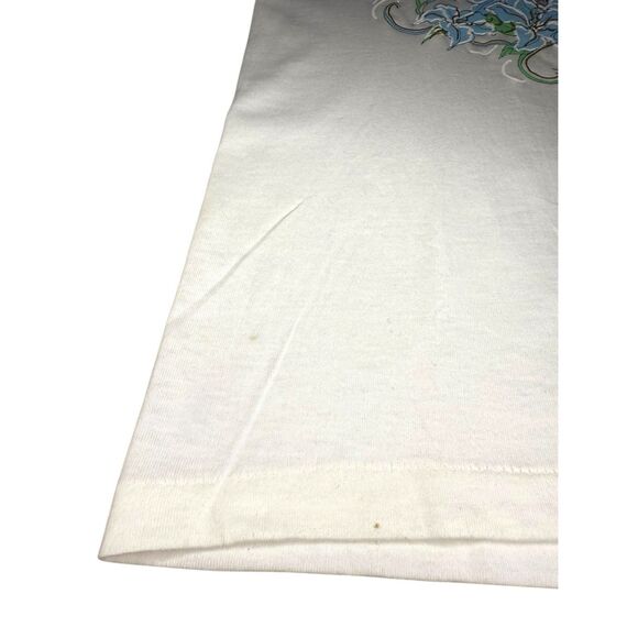 Vintage Diamond Dust Women’s Medium Glitter Cat T-Shirt Cat Lovers USA 90s NEW - Picture 7 of 8